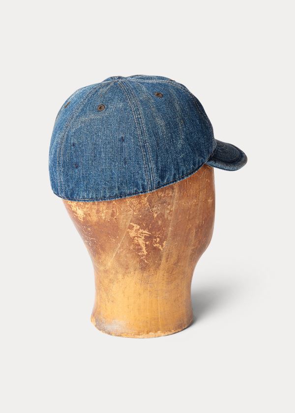 Men's Ralph Lauren Denim Service Caps | 831279KWE